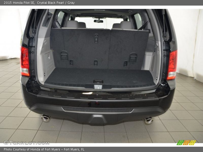 Crystal Black Pearl / Gray 2015 Honda Pilot SE