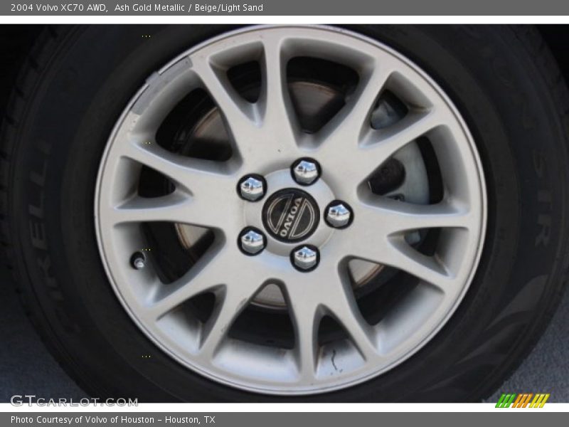 Ash Gold Metallic / Beige/Light Sand 2004 Volvo XC70 AWD
