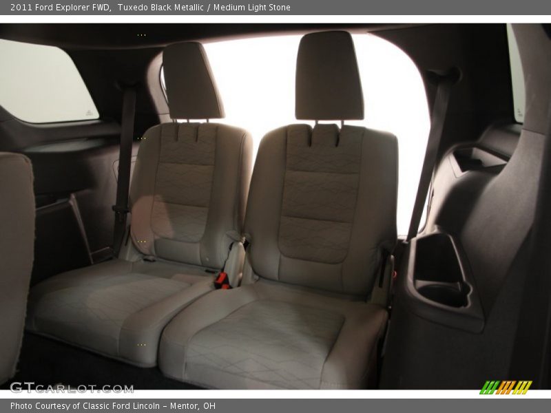 Tuxedo Black Metallic / Medium Light Stone 2011 Ford Explorer FWD