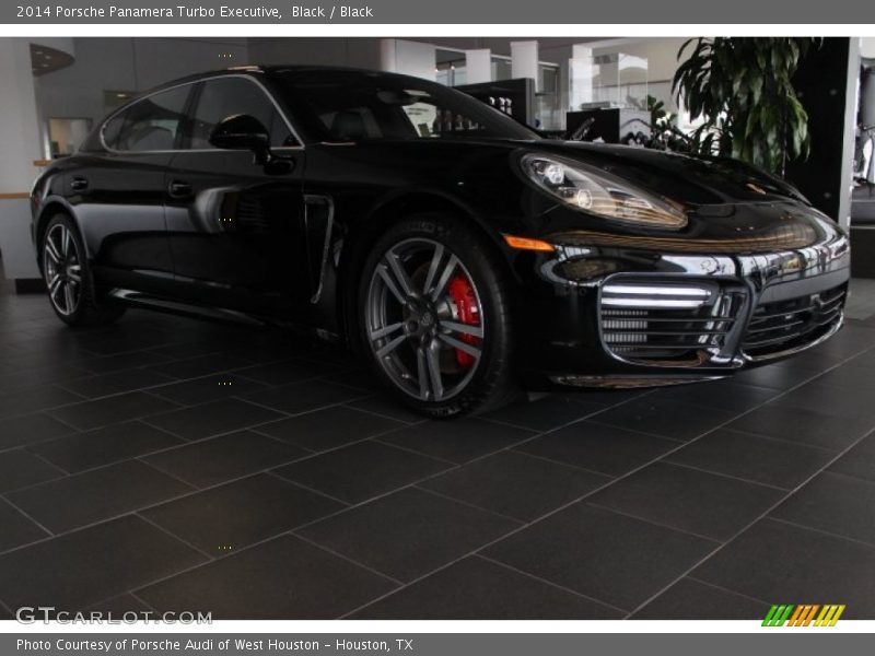 Black / Black 2014 Porsche Panamera Turbo Executive