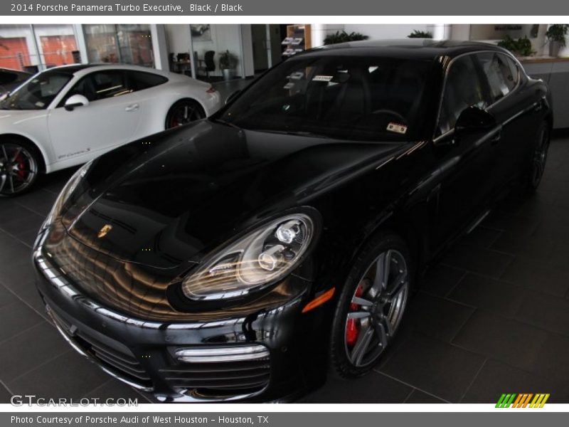 Black / Black 2014 Porsche Panamera Turbo Executive