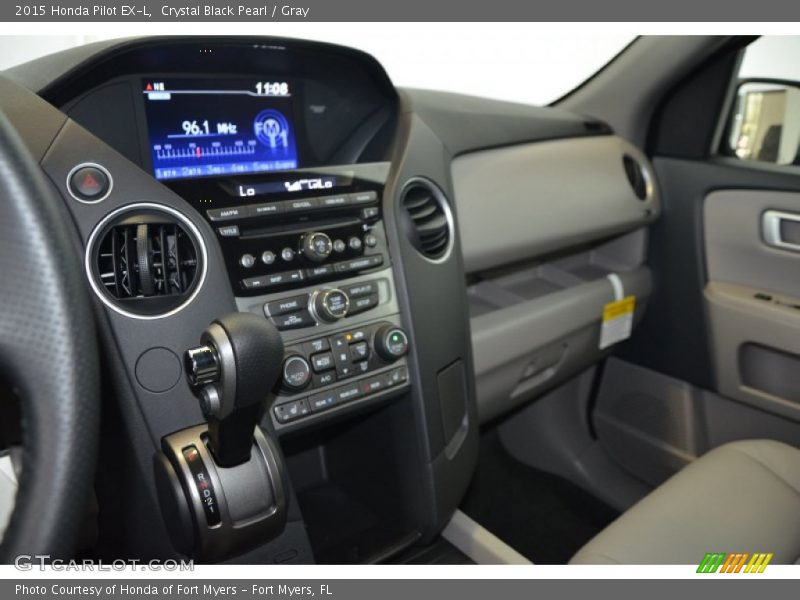 Crystal Black Pearl / Gray 2015 Honda Pilot EX-L