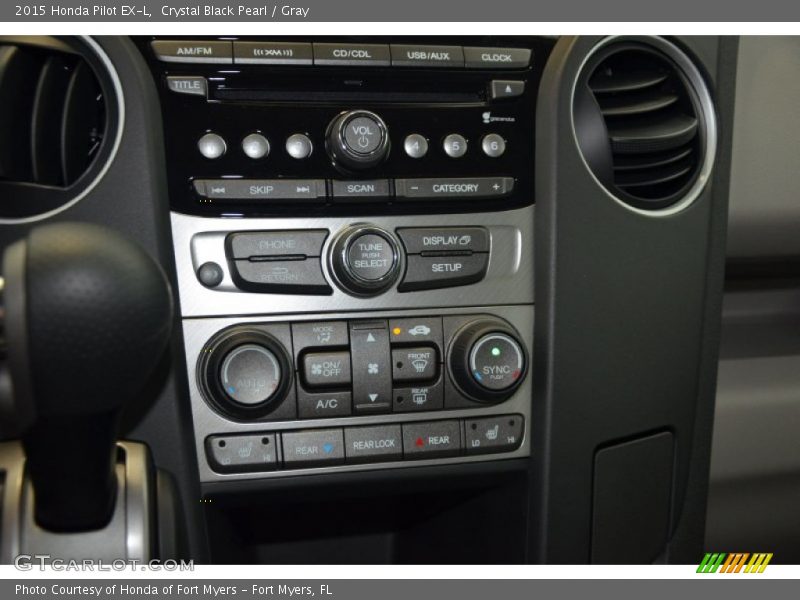 Crystal Black Pearl / Gray 2015 Honda Pilot EX-L