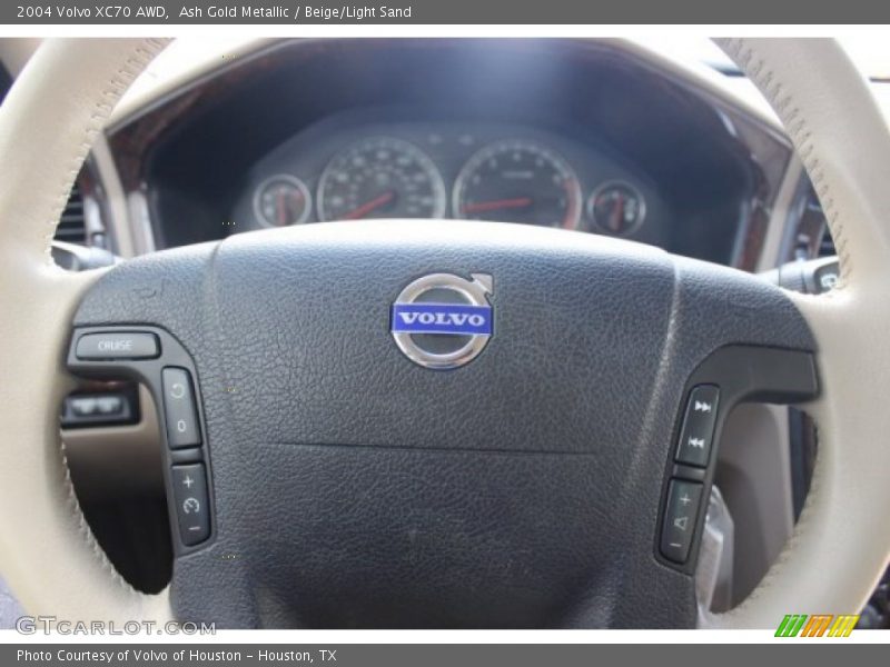 Ash Gold Metallic / Beige/Light Sand 2004 Volvo XC70 AWD