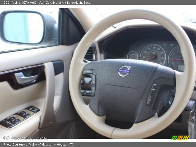 Ash Gold Metallic / Beige/Light Sand 2004 Volvo XC70 AWD