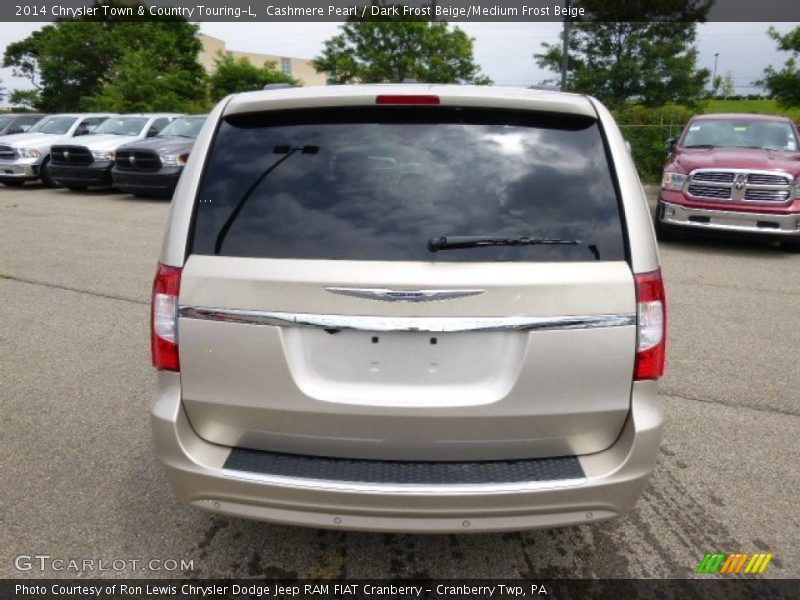 Cashmere Pearl / Dark Frost Beige/Medium Frost Beige 2014 Chrysler Town & Country Touring-L