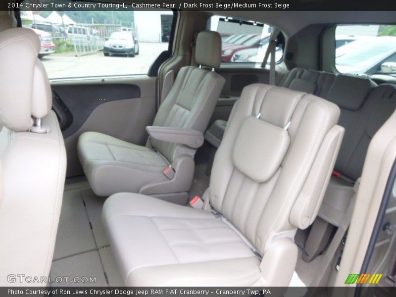 Cashmere Pearl / Dark Frost Beige/Medium Frost Beige 2014 Chrysler Town & Country Touring-L