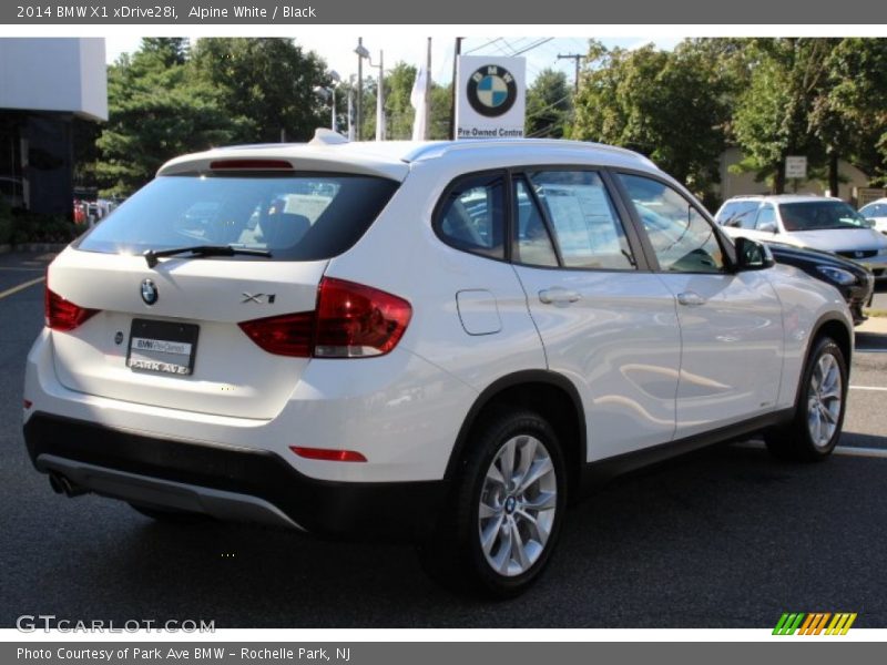 Alpine White / Black 2014 BMW X1 xDrive28i