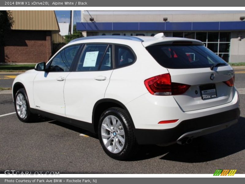 Alpine White / Black 2014 BMW X1 xDrive28i