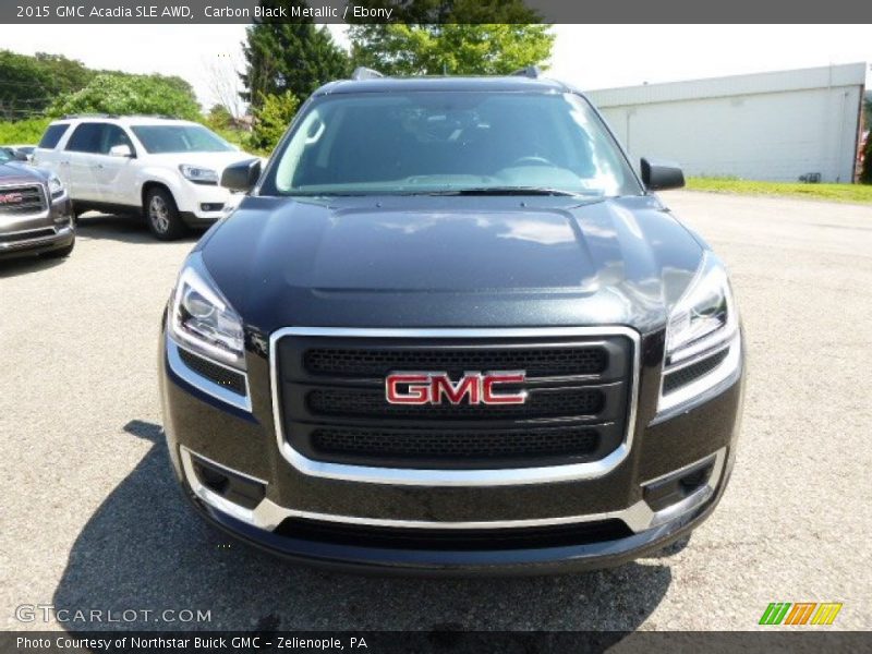 Carbon Black Metallic / Ebony 2015 GMC Acadia SLE AWD