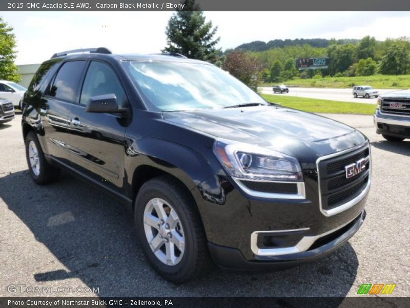 Carbon Black Metallic / Ebony 2015 GMC Acadia SLE AWD