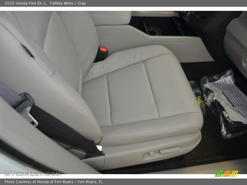 Taffeta White / Gray 2015 Honda Pilot EX-L