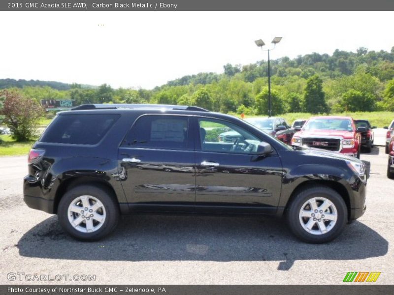 Carbon Black Metallic / Ebony 2015 GMC Acadia SLE AWD