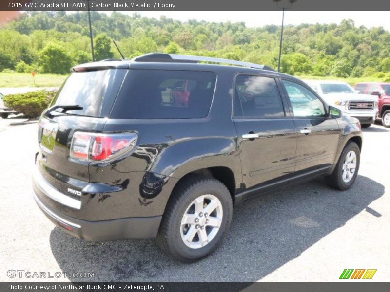 Carbon Black Metallic / Ebony 2015 GMC Acadia SLE AWD