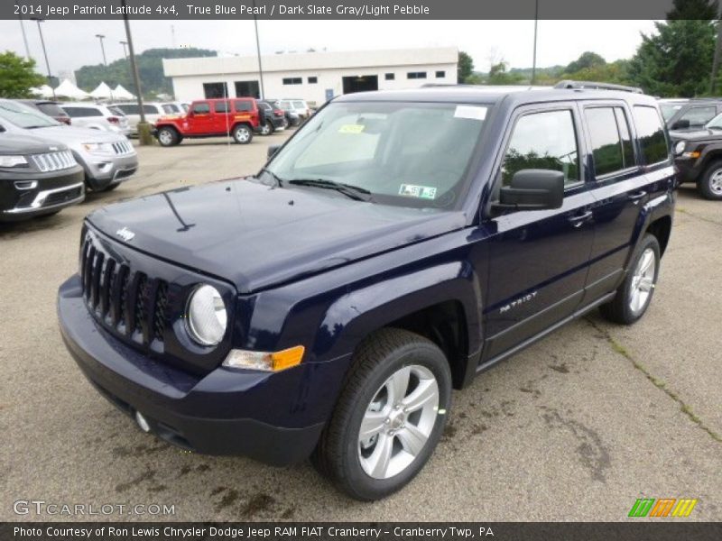 True Blue Pearl / Dark Slate Gray/Light Pebble 2014 Jeep Patriot Latitude 4x4