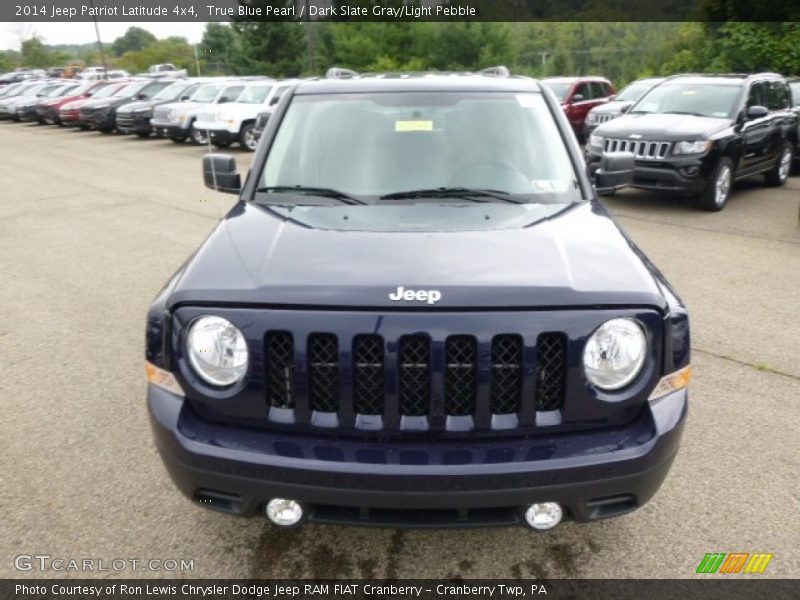 True Blue Pearl / Dark Slate Gray/Light Pebble 2014 Jeep Patriot Latitude 4x4
