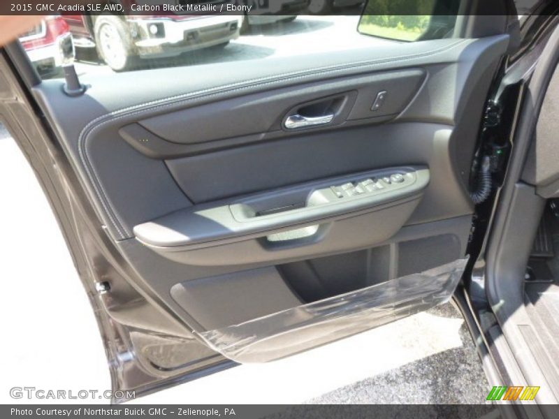 Carbon Black Metallic / Ebony 2015 GMC Acadia SLE AWD