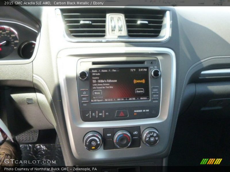 Carbon Black Metallic / Ebony 2015 GMC Acadia SLE AWD