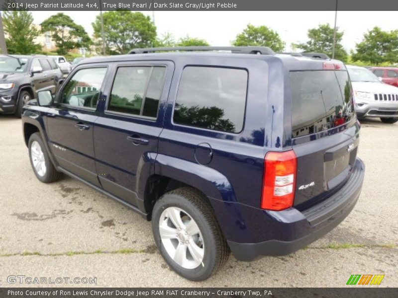 True Blue Pearl / Dark Slate Gray/Light Pebble 2014 Jeep Patriot Latitude 4x4