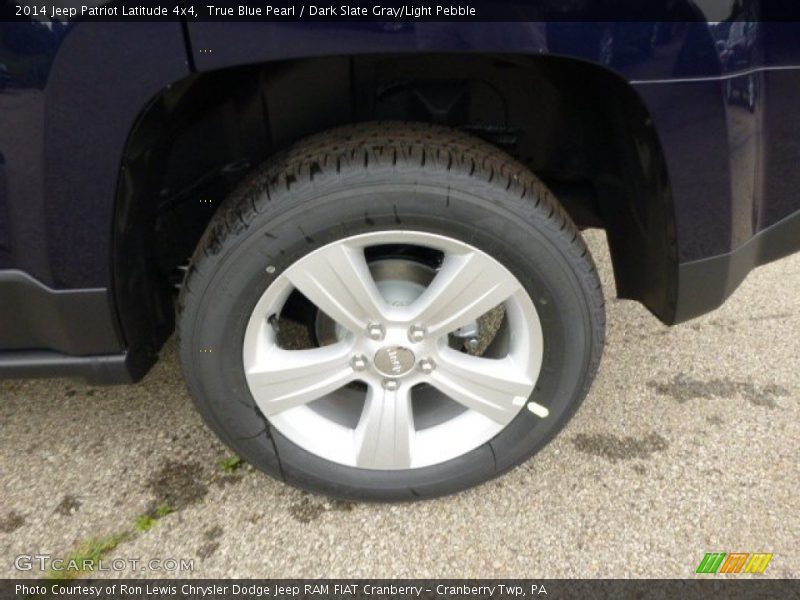 True Blue Pearl / Dark Slate Gray/Light Pebble 2014 Jeep Patriot Latitude 4x4