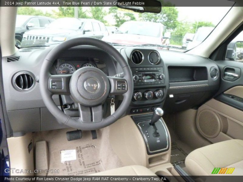 True Blue Pearl / Dark Slate Gray/Light Pebble 2014 Jeep Patriot Latitude 4x4