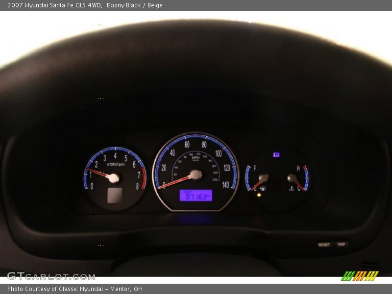  2007 Santa Fe GLS 4WD GLS 4WD Gauges