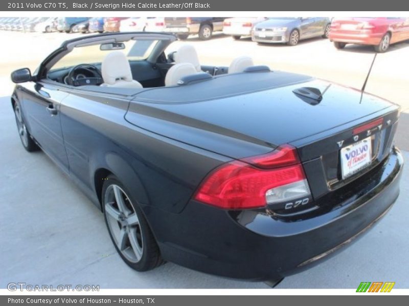 Black / Soverign Hide Calcite Leather/Off Black 2011 Volvo C70 T5