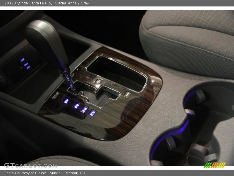 Glacier White / Gray 2012 Hyundai Santa Fe GLS