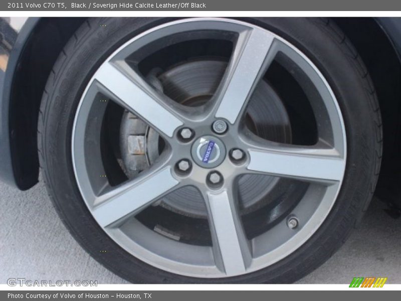 Black / Soverign Hide Calcite Leather/Off Black 2011 Volvo C70 T5