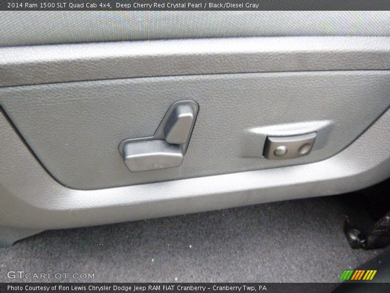 Deep Cherry Red Crystal Pearl / Black/Diesel Gray 2014 Ram 1500 SLT Quad Cab 4x4