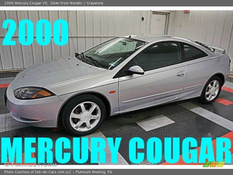 Silver Frost Metallic / Graystone 2000 Mercury Cougar V6