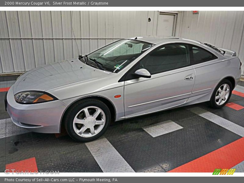 Silver Frost Metallic / Graystone 2000 Mercury Cougar V6