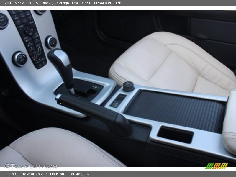 Black / Soverign Hide Calcite Leather/Off Black 2011 Volvo C70 T5
