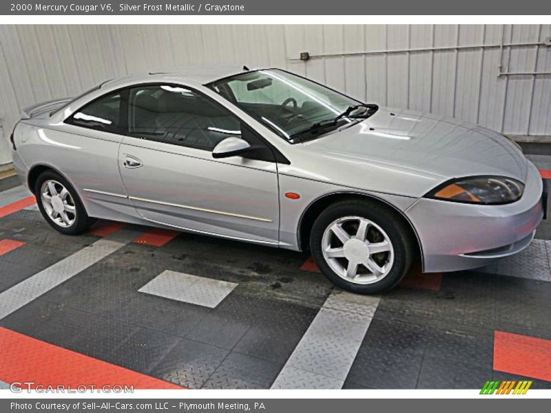 Silver Frost Metallic / Graystone 2000 Mercury Cougar V6