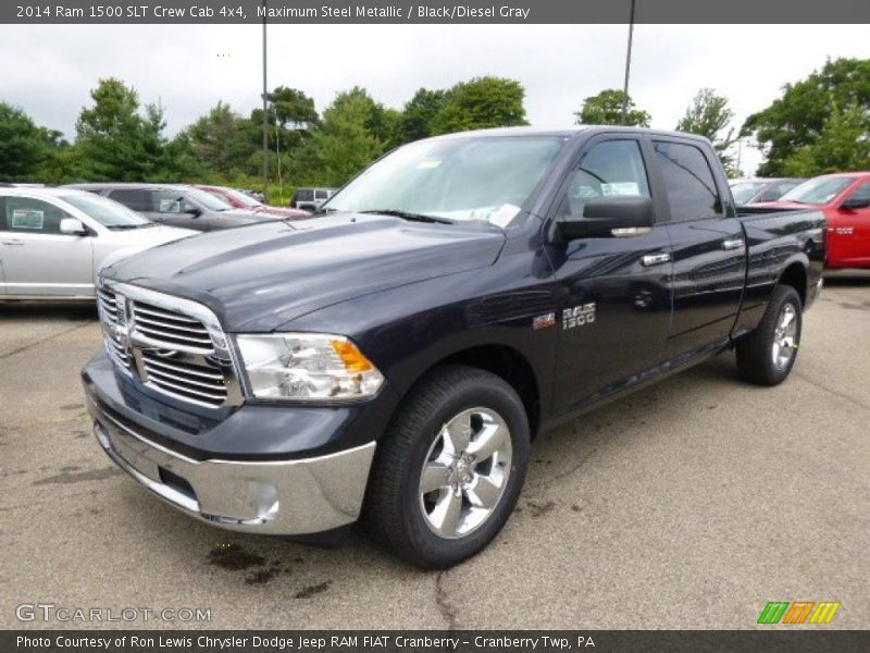 Maximum Steel Metallic / Black/Diesel Gray 2014 Ram 1500 SLT Crew Cab 4x4