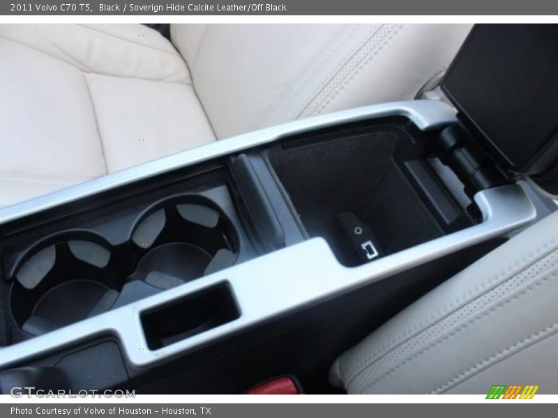 Black / Soverign Hide Calcite Leather/Off Black 2011 Volvo C70 T5