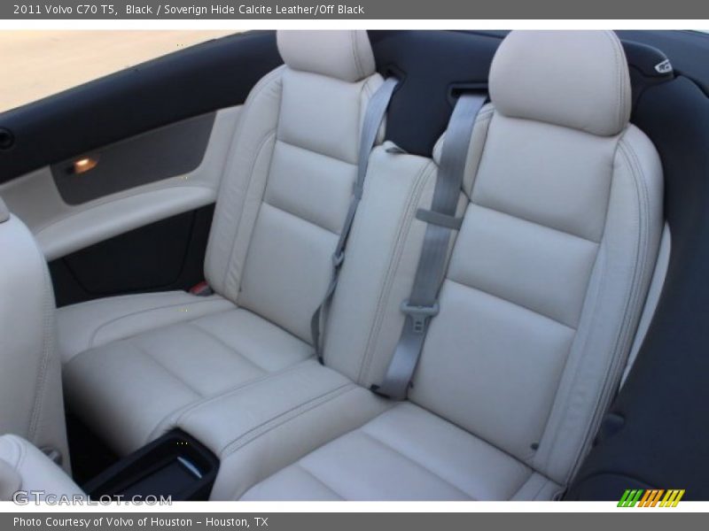 Black / Soverign Hide Calcite Leather/Off Black 2011 Volvo C70 T5