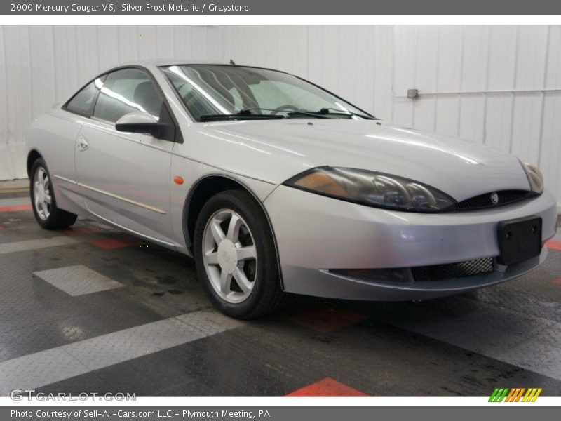 Silver Frost Metallic / Graystone 2000 Mercury Cougar V6