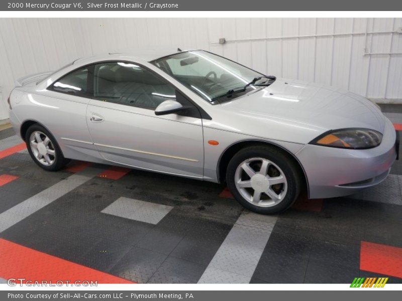 Silver Frost Metallic / Graystone 2000 Mercury Cougar V6