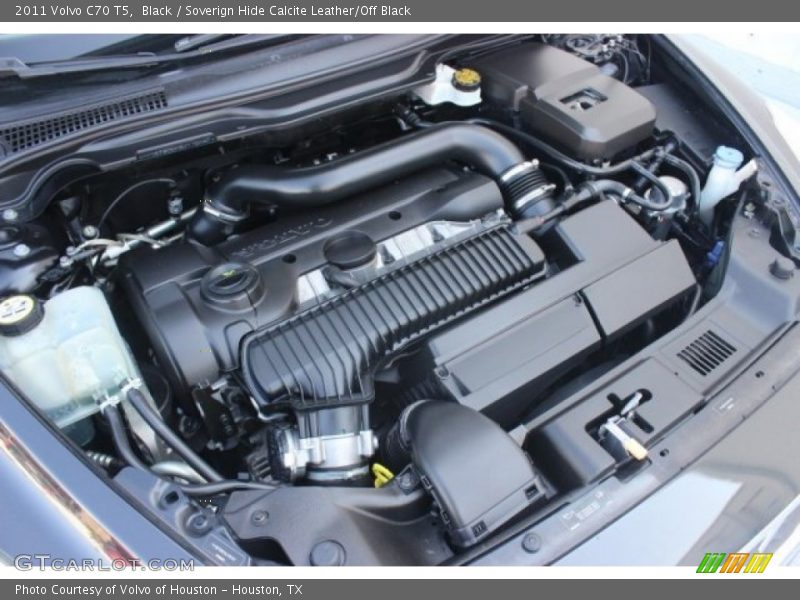 Black / Soverign Hide Calcite Leather/Off Black 2011 Volvo C70 T5