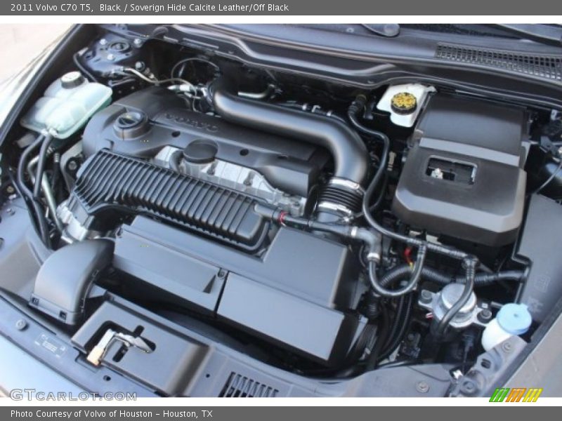 Black / Soverign Hide Calcite Leather/Off Black 2011 Volvo C70 T5