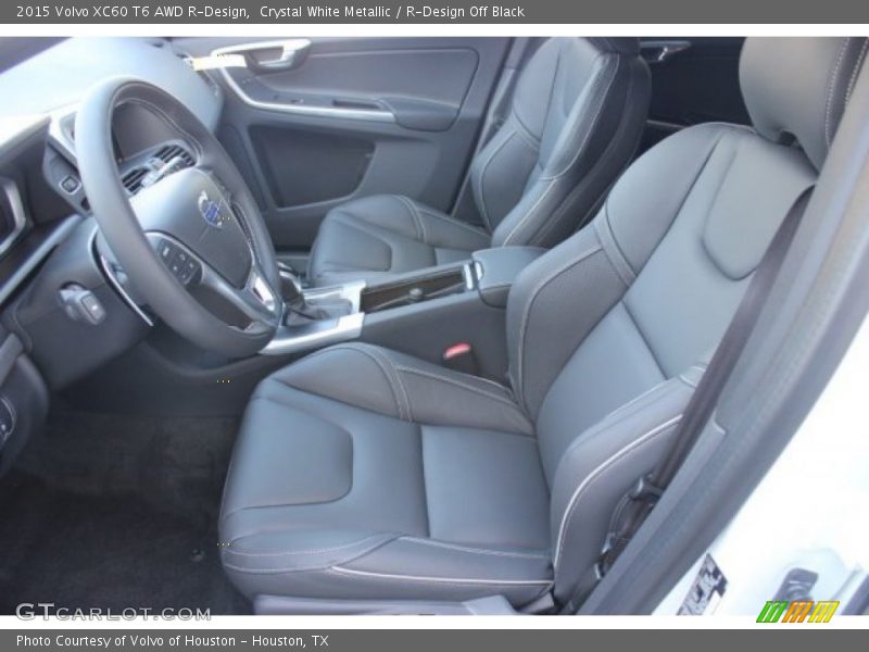 Crystal White Metallic / R-Design Off Black 2015 Volvo XC60 T6 AWD R-Design
