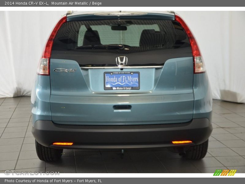 Mountain Air Metallic / Beige 2014 Honda CR-V EX-L