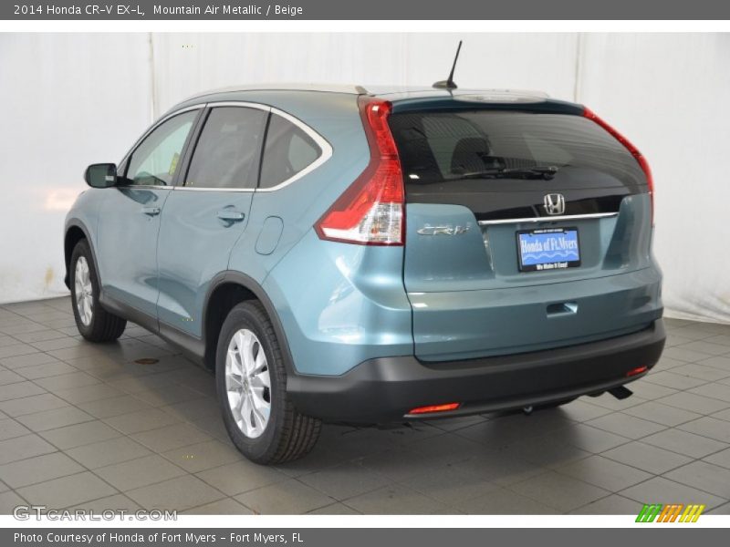Mountain Air Metallic / Beige 2014 Honda CR-V EX-L