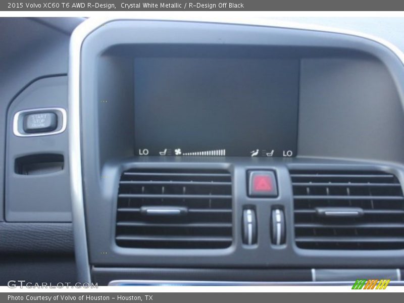 Crystal White Metallic / R-Design Off Black 2015 Volvo XC60 T6 AWD R-Design