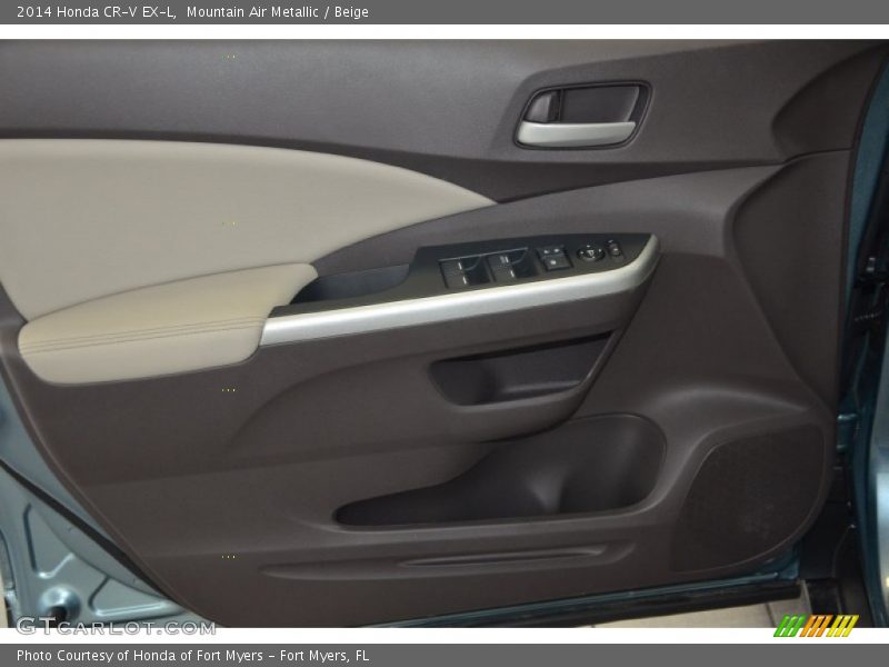 Mountain Air Metallic / Beige 2014 Honda CR-V EX-L