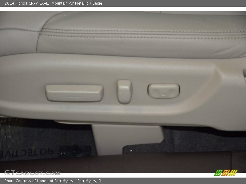 Mountain Air Metallic / Beige 2014 Honda CR-V EX-L