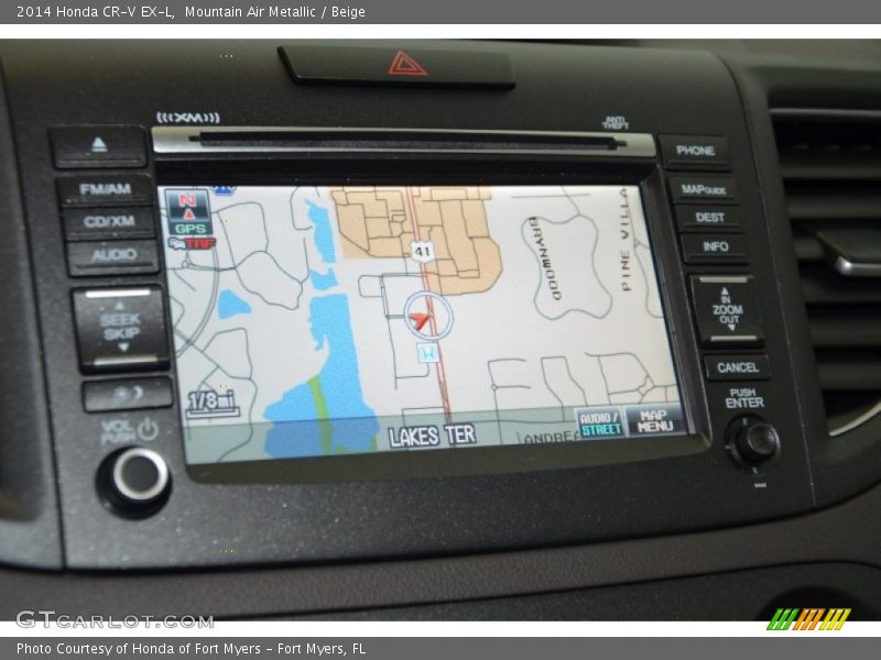 Mountain Air Metallic / Beige 2014 Honda CR-V EX-L