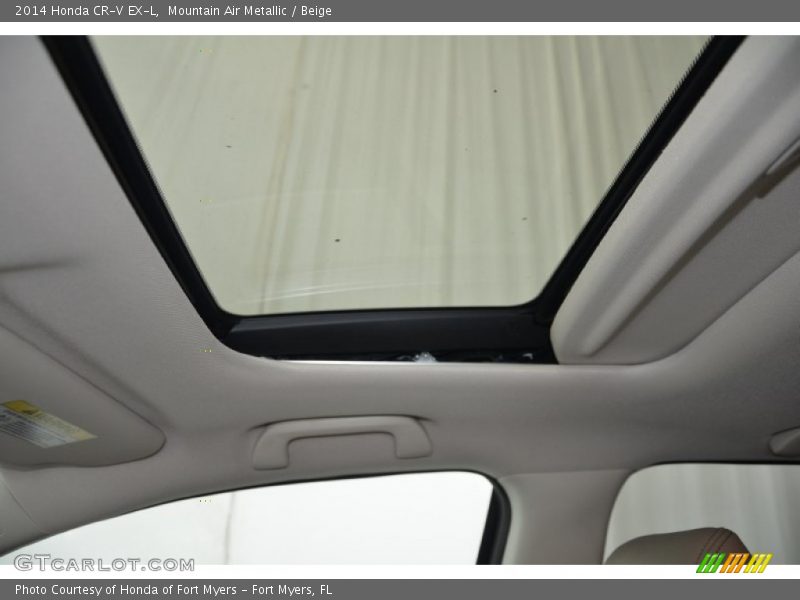 Mountain Air Metallic / Beige 2014 Honda CR-V EX-L
