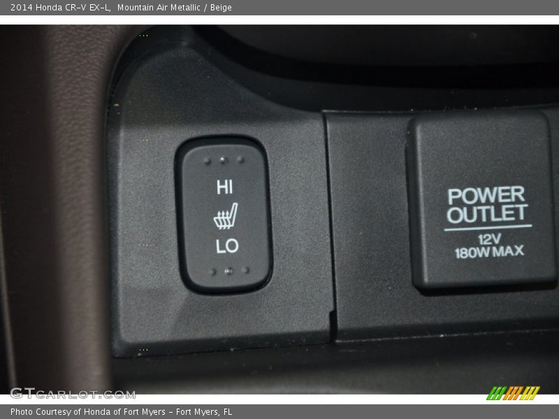 Mountain Air Metallic / Beige 2014 Honda CR-V EX-L